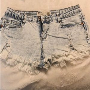 Jean shorts